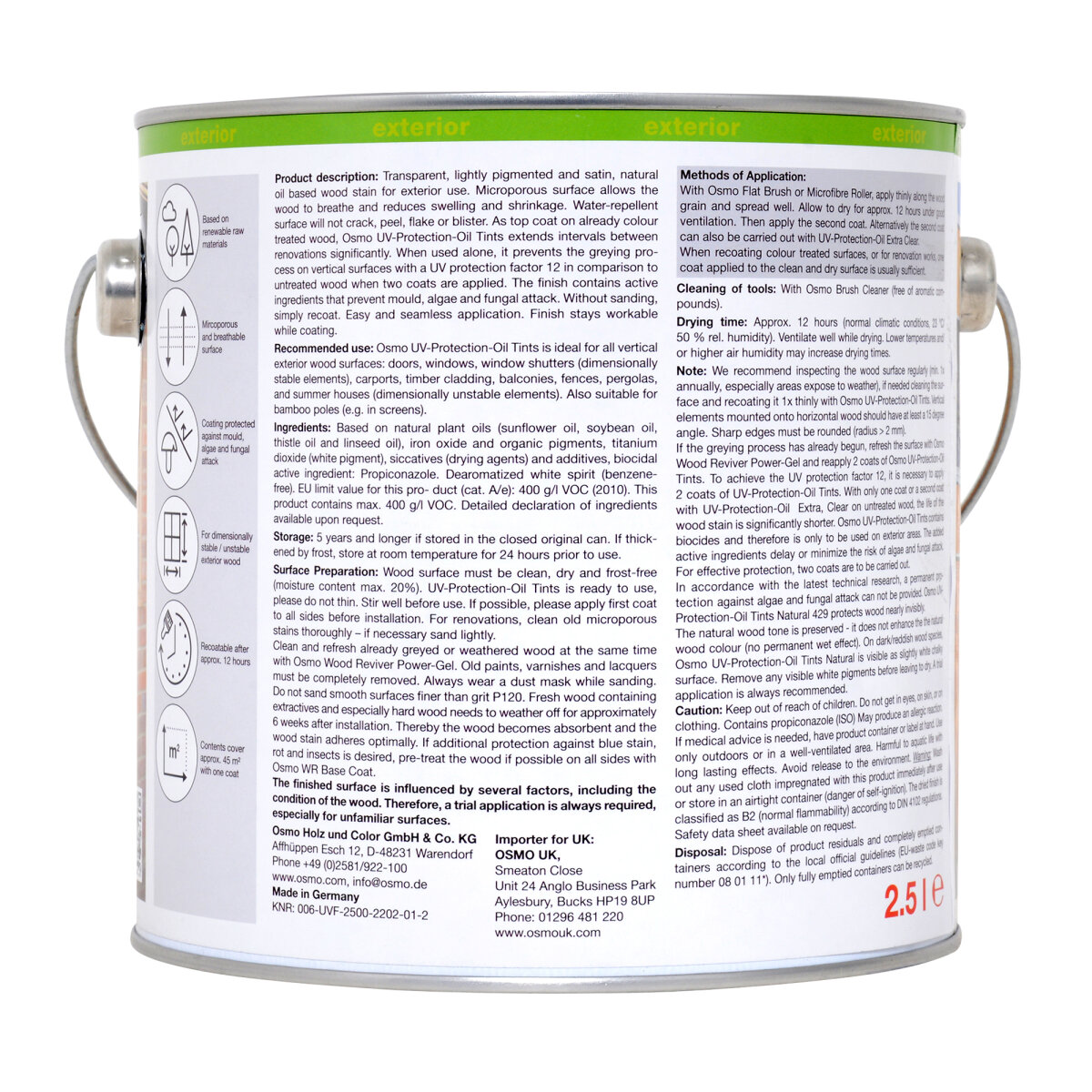 UV Protection Oil Tints Satin