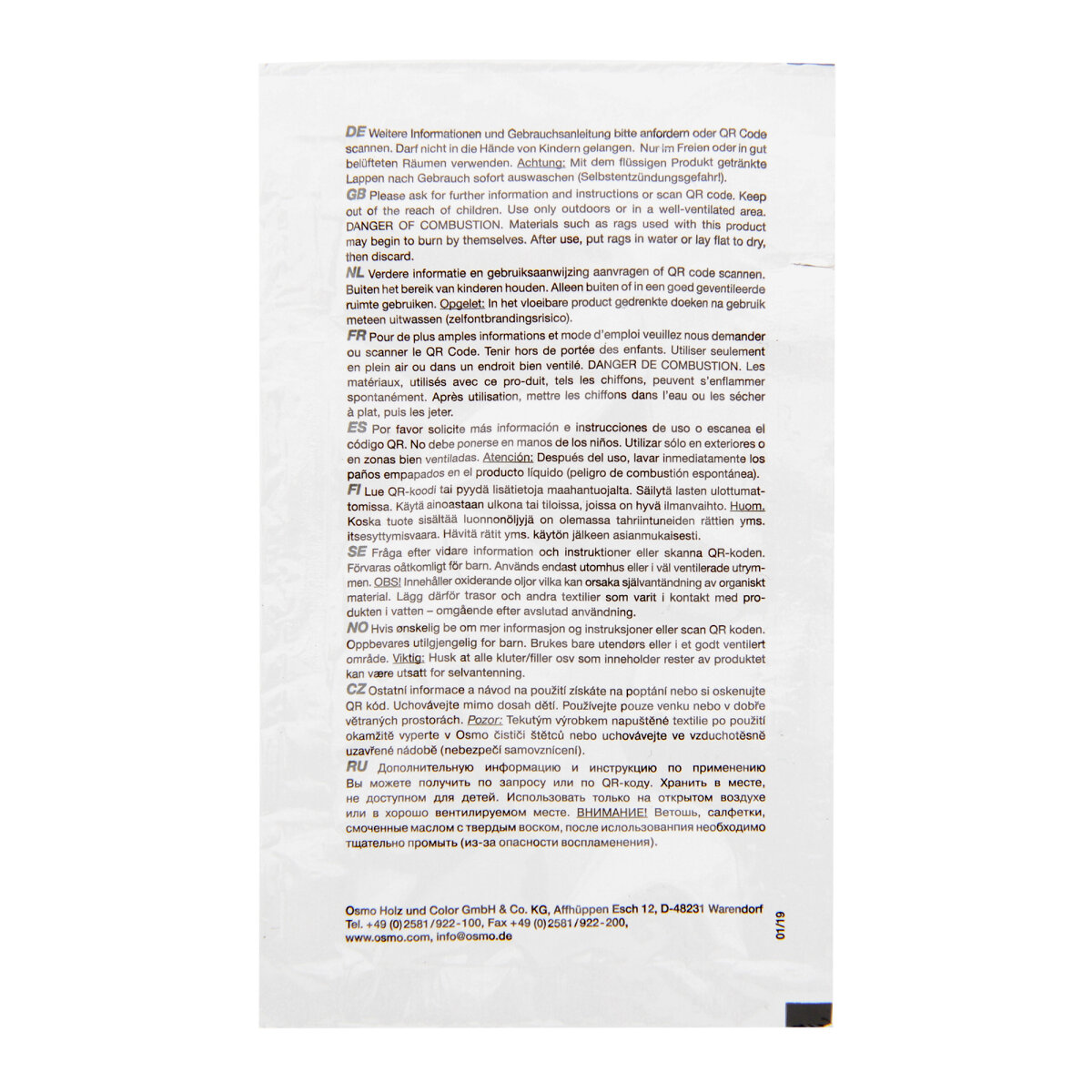 Osmo Woodstain Sachet Back 5ML (PNG)
