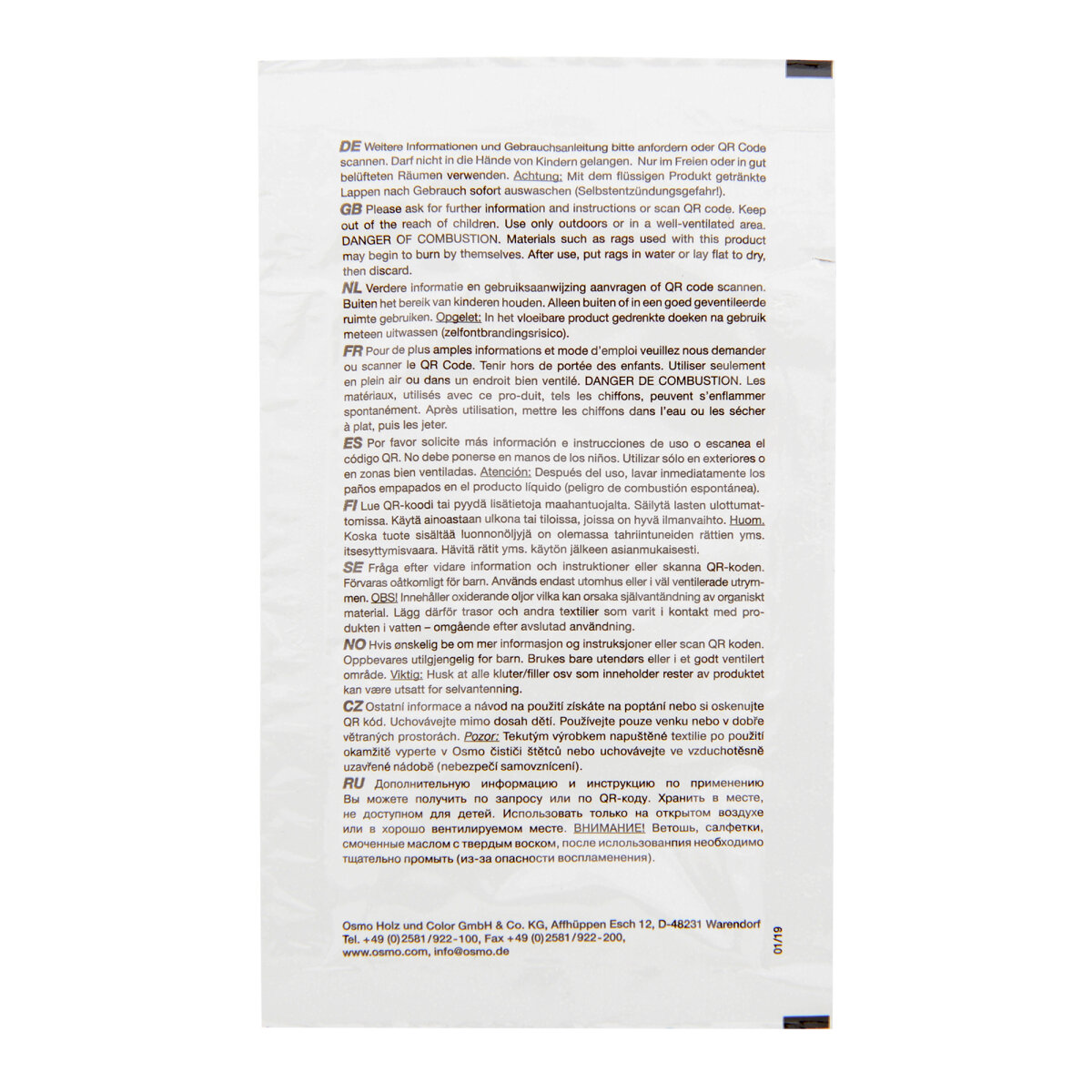 Stone & Terracotta Oil Satin 620 Clear