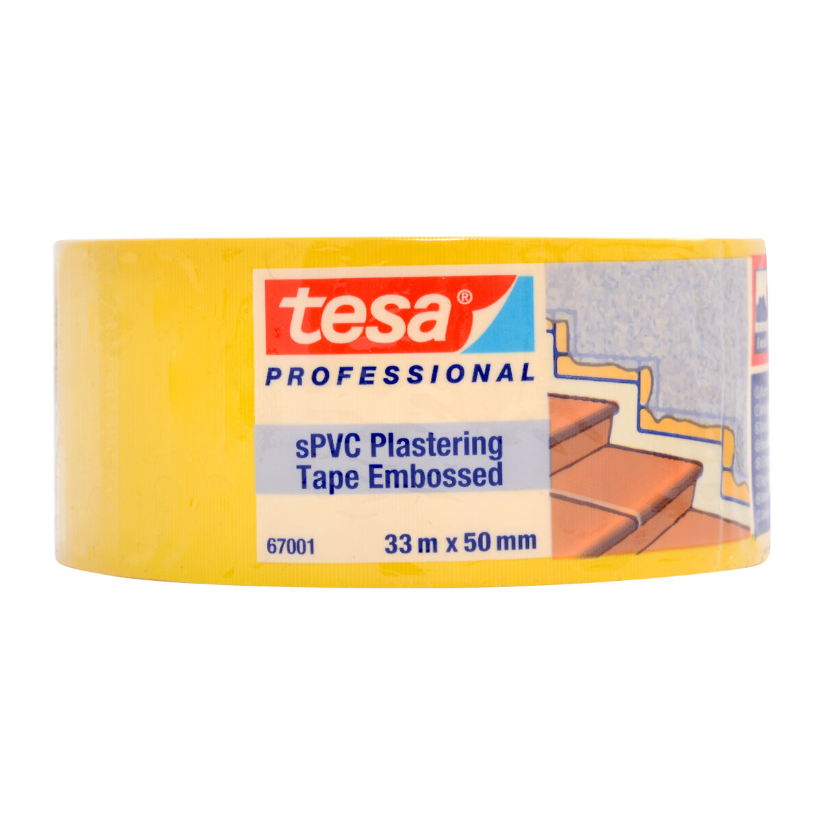 Plastering sPVC Embossed Tape