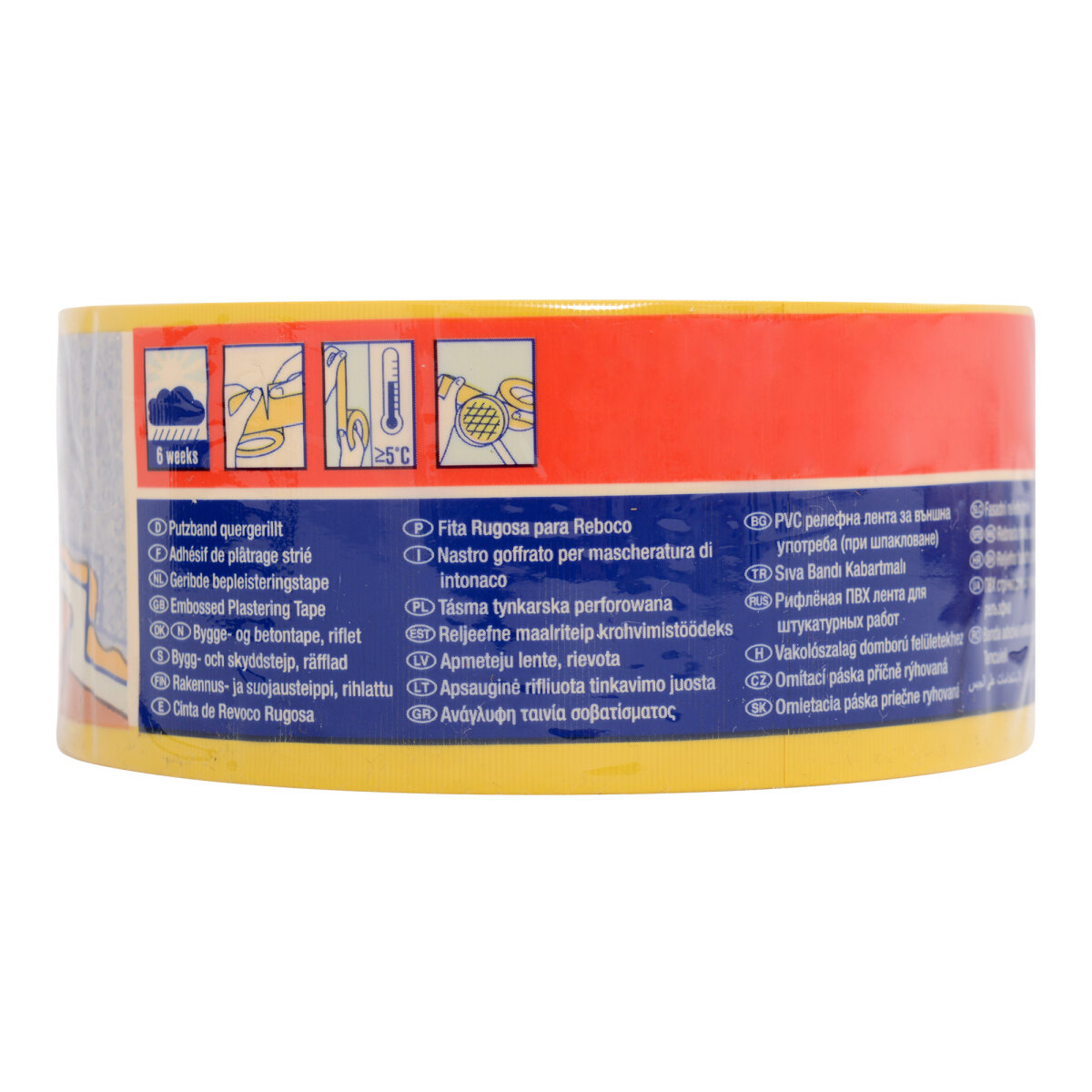 Plastering sPVC Embossed Tape