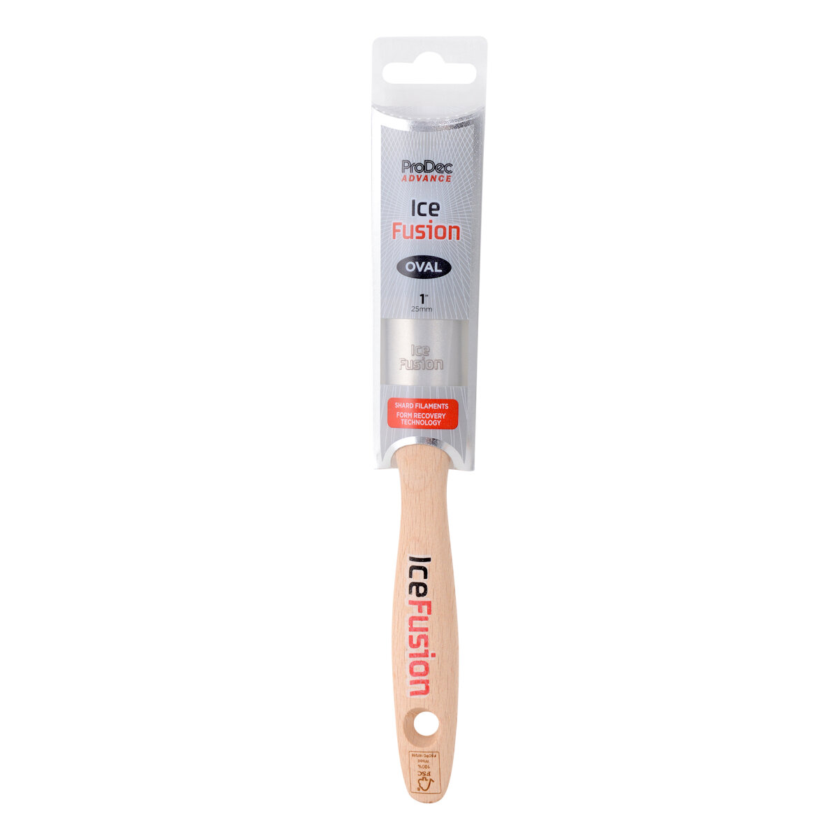 Ice Fusion Oval Synthetic Brush