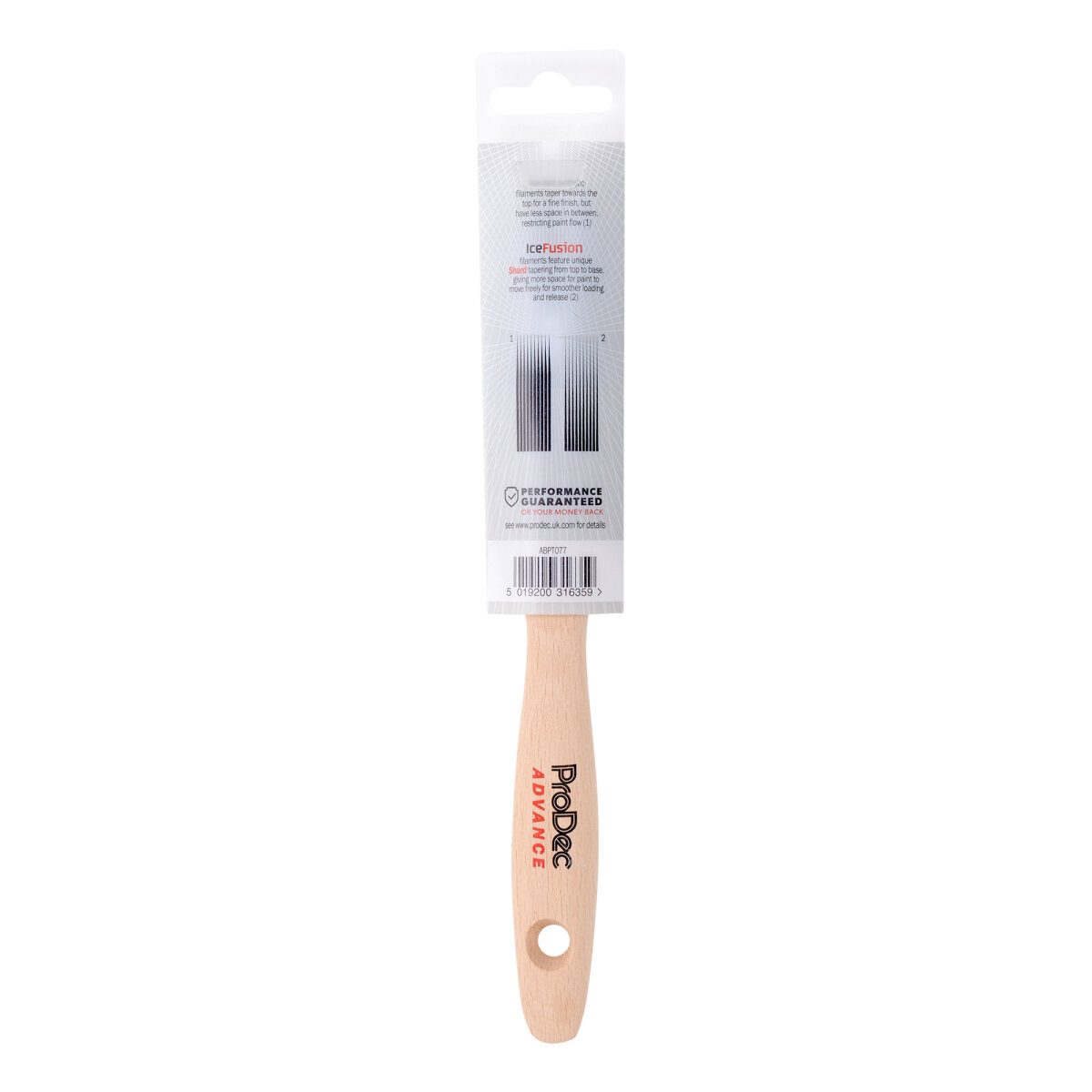 Ice Fusion Oval Synthetic Brush