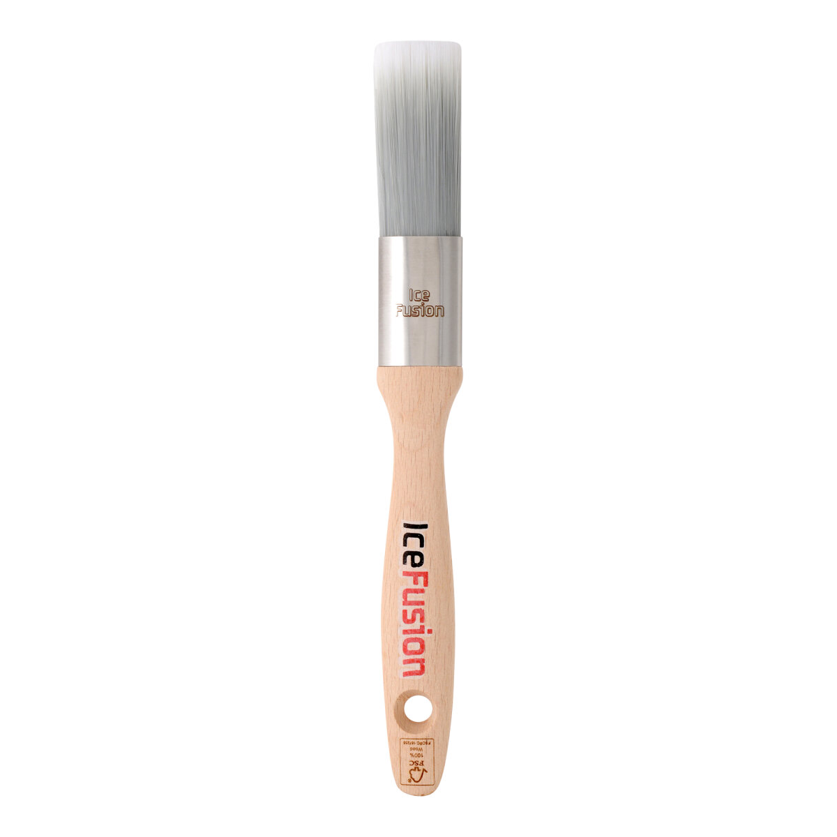 Ice Fusion Oval Synthetic Brush