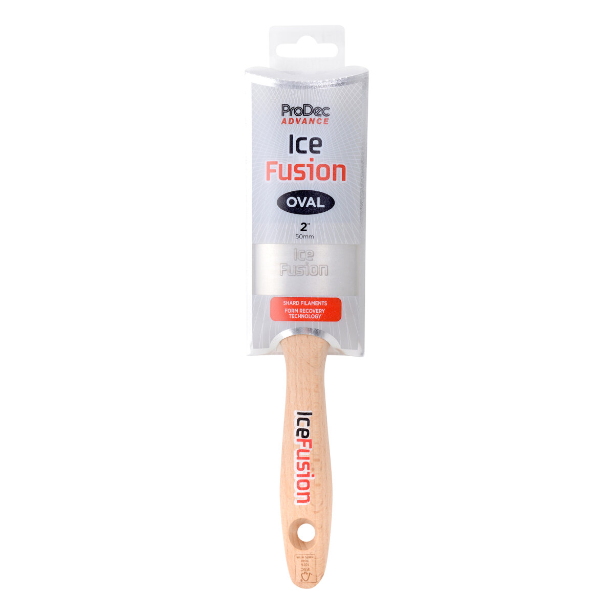Ice Fusion Oval Synthetic Brush