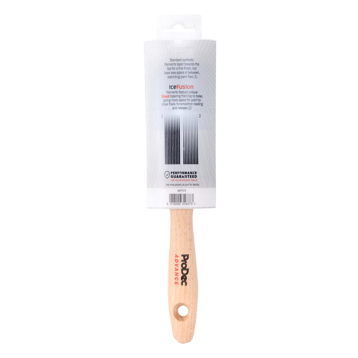 Ice Fusion Oval Synthetic Brush