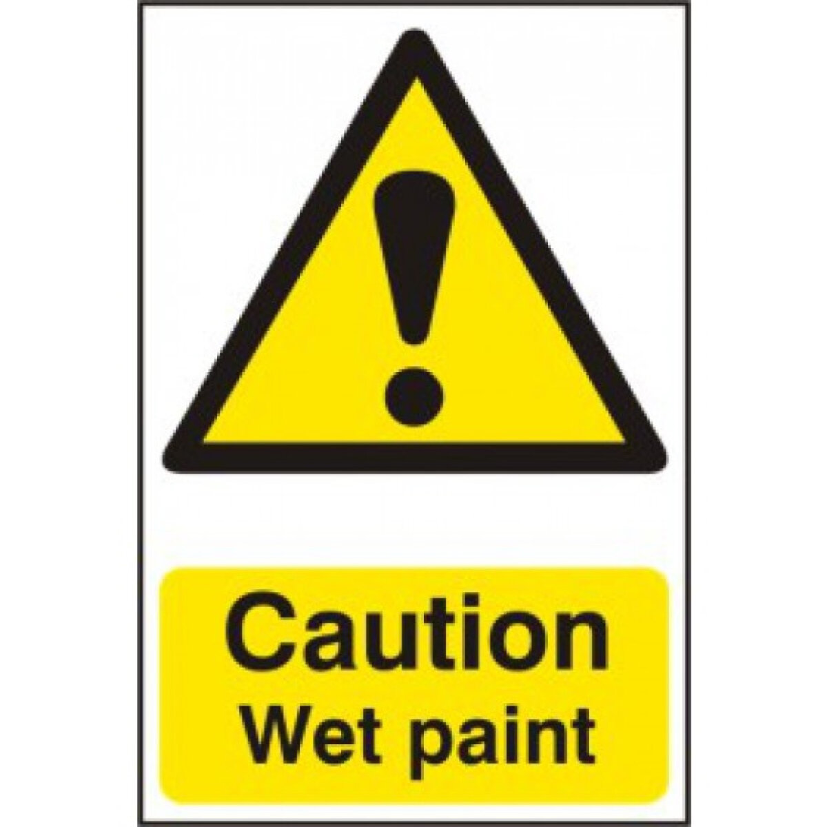 Caution Wet Paint PVC 1310