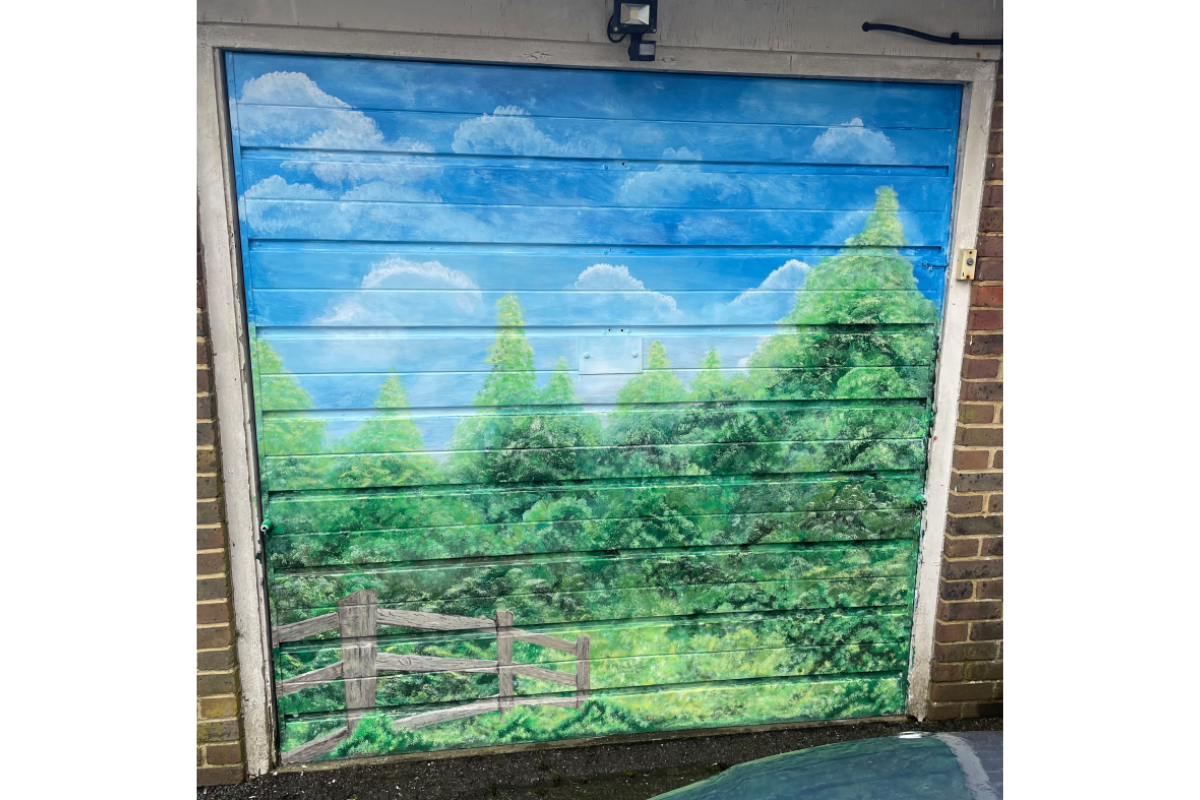 A Work of Art...on a Garage!