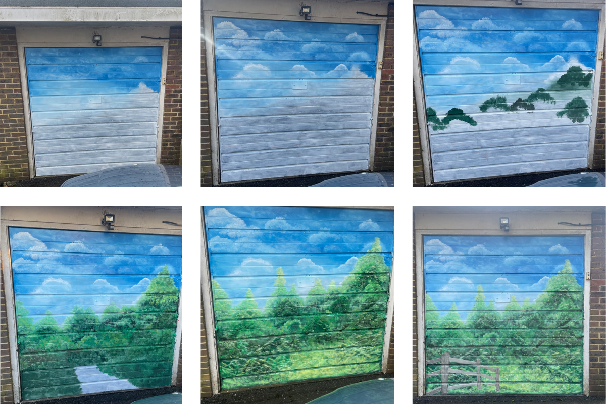 A Work of Art...on a Garage!