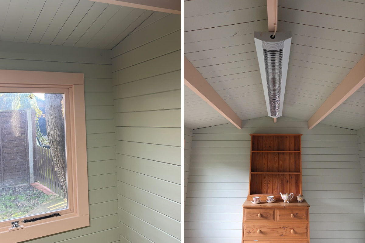 Painting a Shed Room