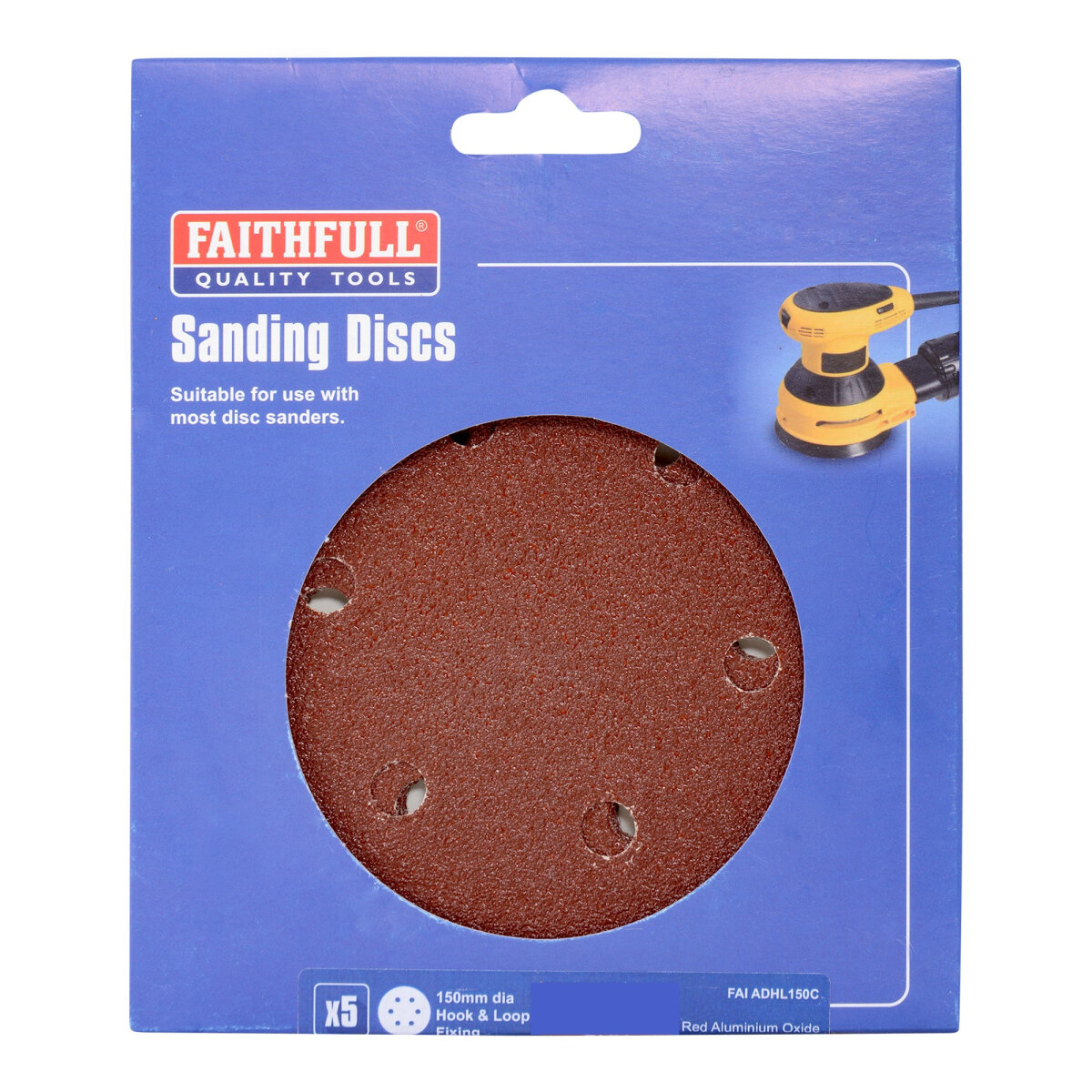 Hook & Loop Disc DID2 150mm (Pack of 5)