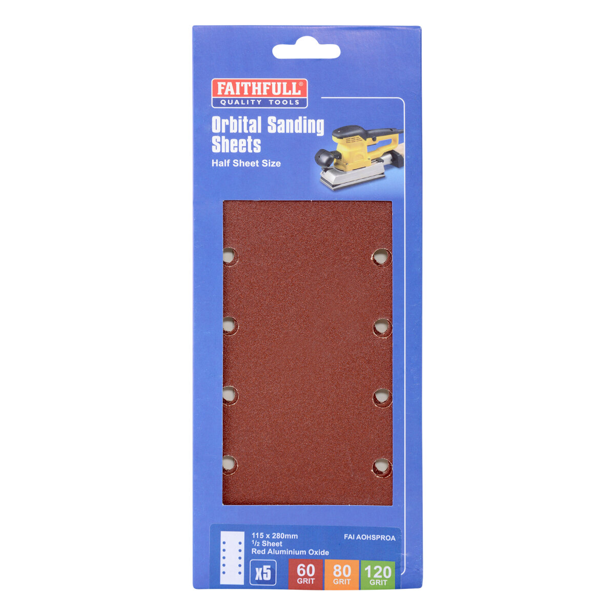 1/2 Orbital Sheet Punched (Pack of 5)
