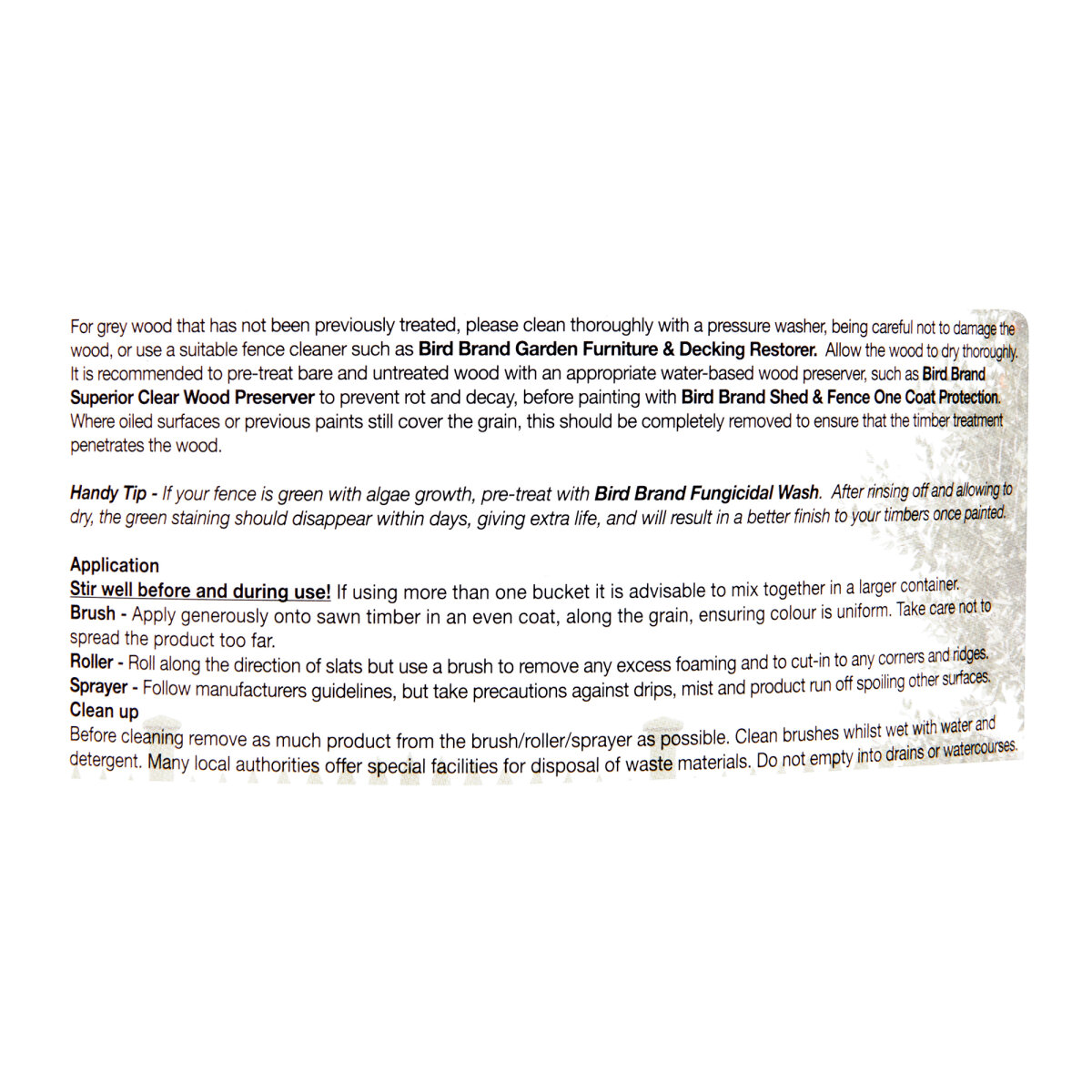 Bird Shed & Fence One Coat Protection Pack 2