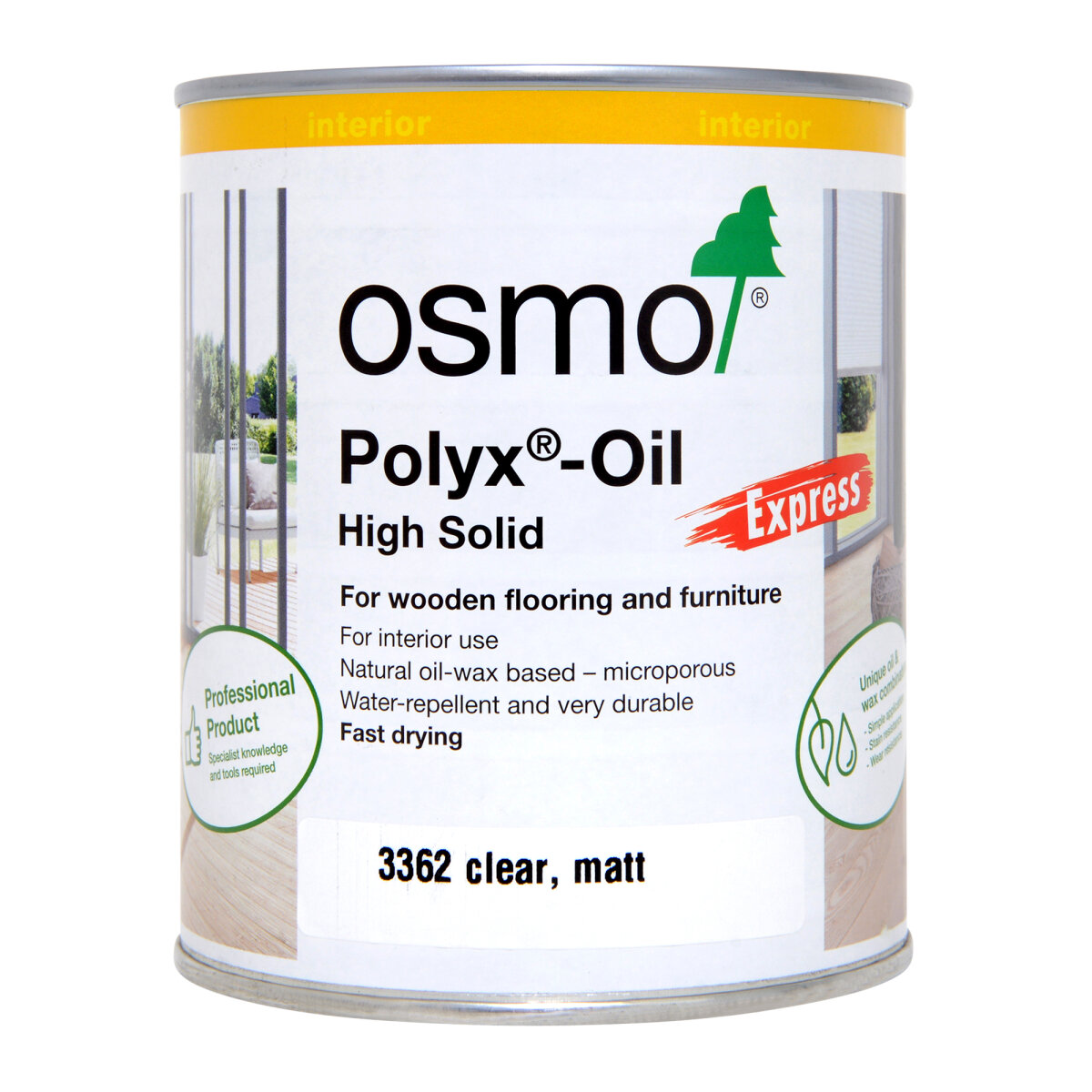Polyx-Oil Express Matt 3362 Clear