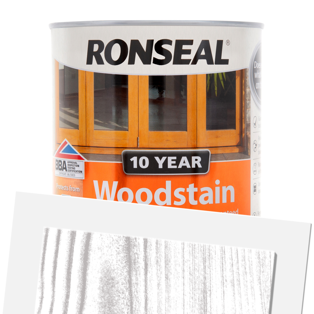 Ronseal 10 Year Woodstain Satin 750ML (PNG)