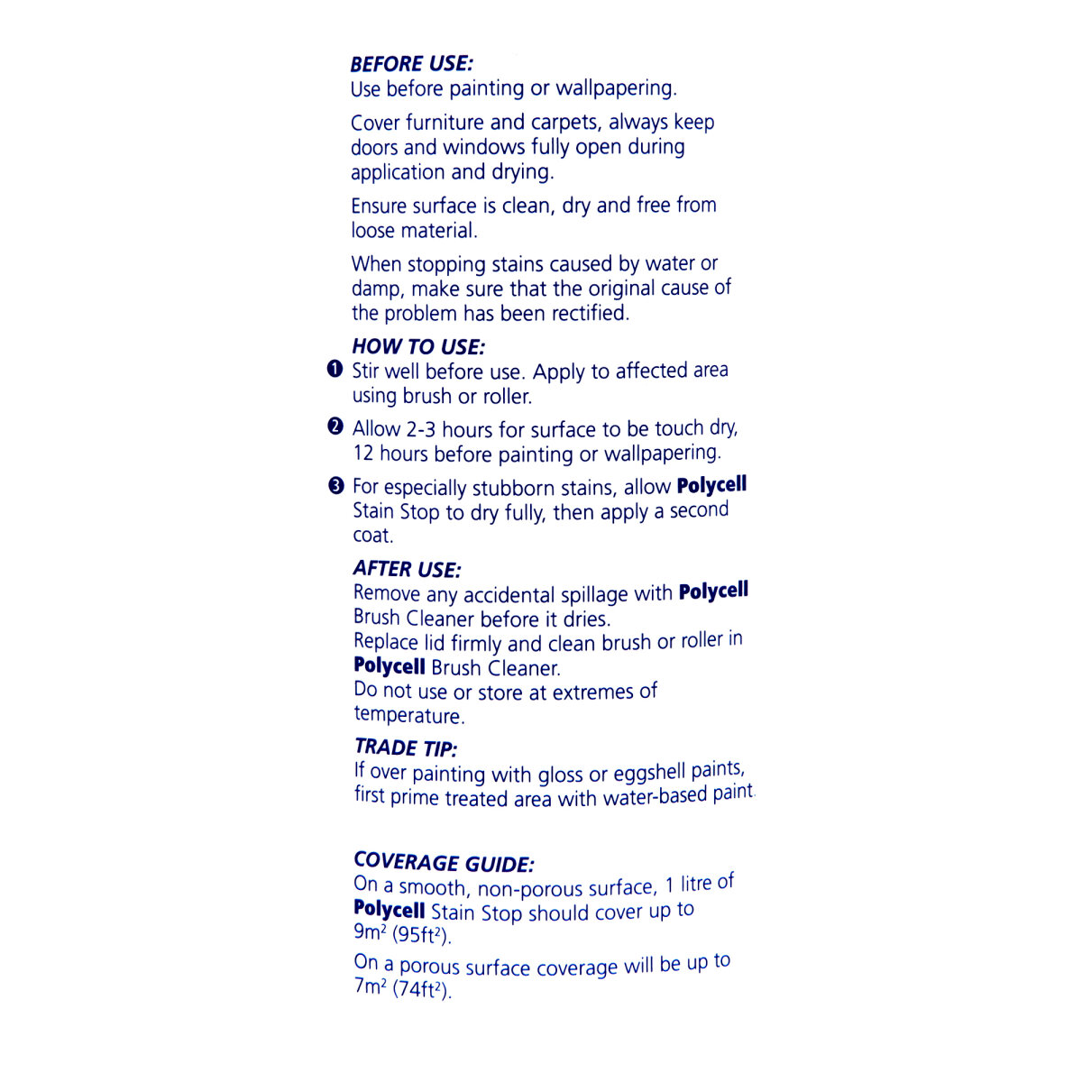 One Coat Stain Stop (BN42010N)