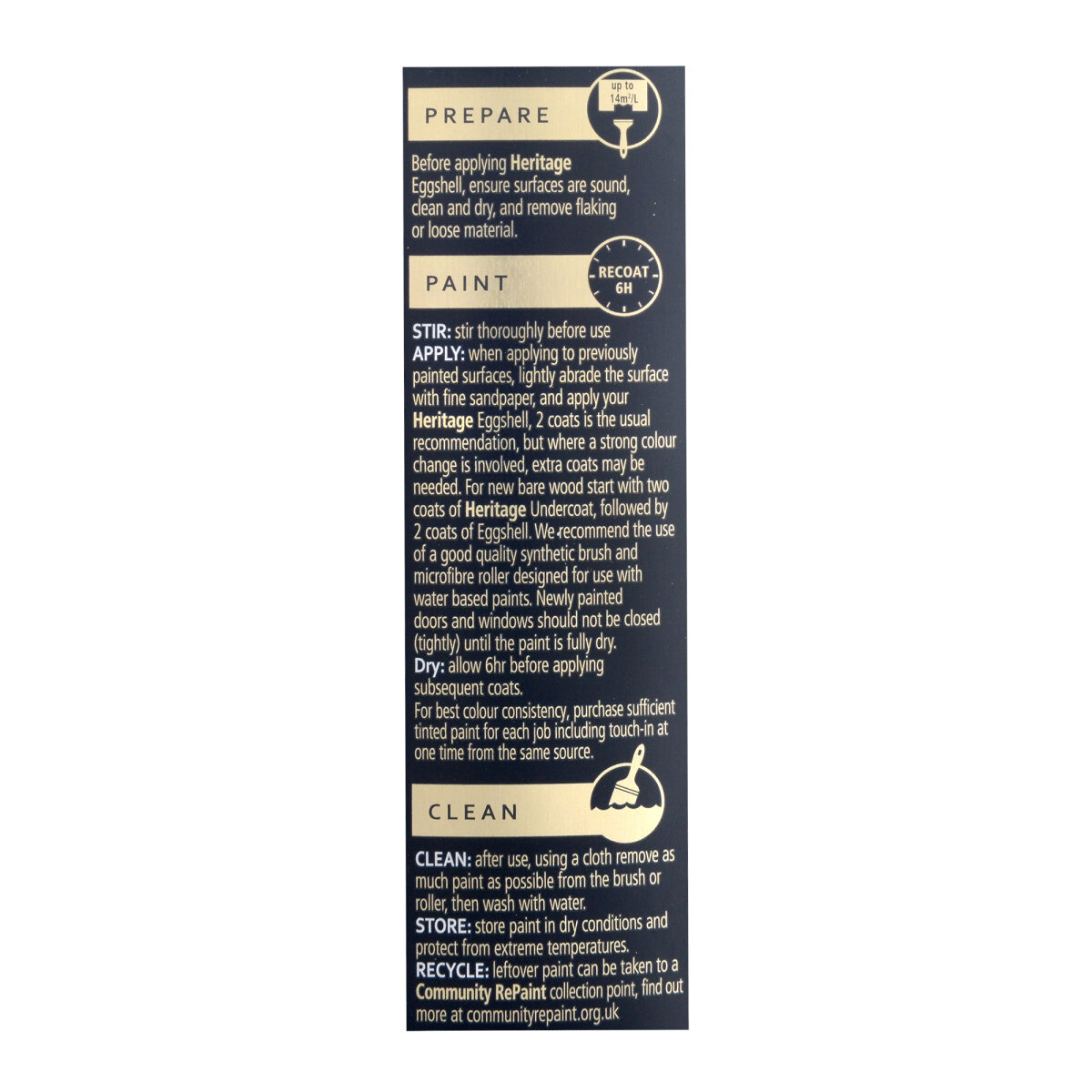 Dulux Heritage Eggshell Panel 2 750ML