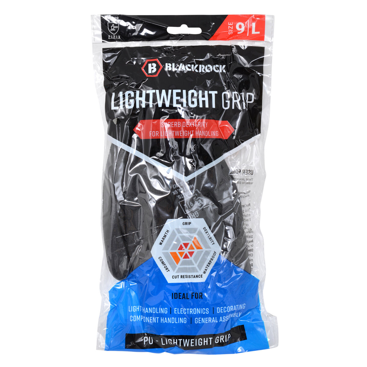 Lightweight PU Gripper Gloves (NL05502215)