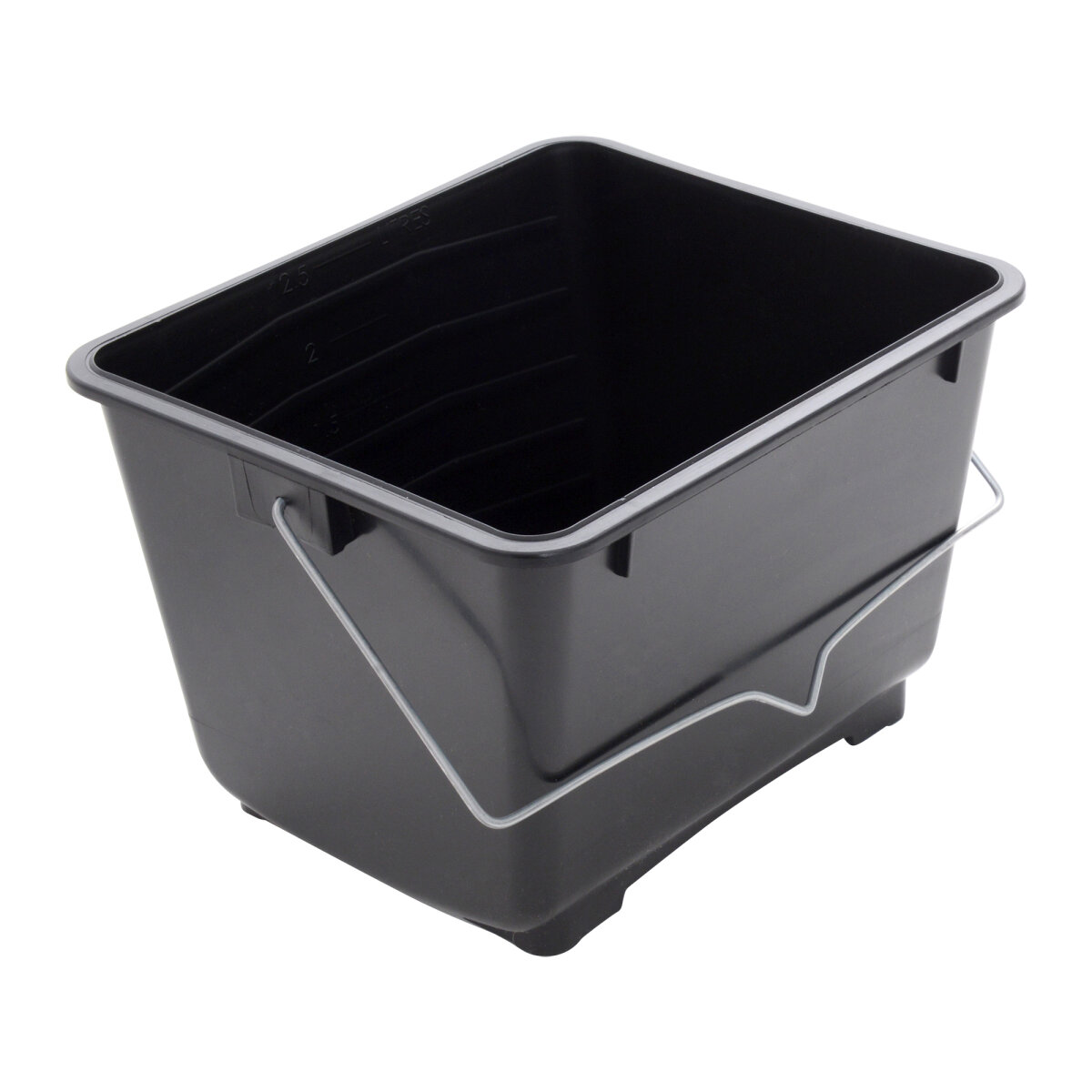 Mini Black Plastic Scuttle (JN603805)