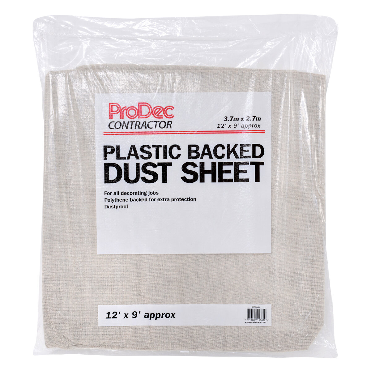 Plastic Backed Dust Sheet (NQ2515)