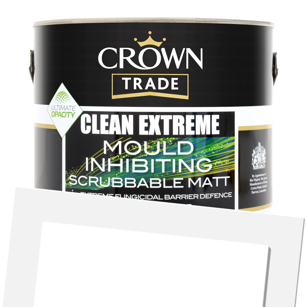 Crown Trade Clean Extreme Mould Inhibiting Scrubbable Matt 2.5L (PNG)