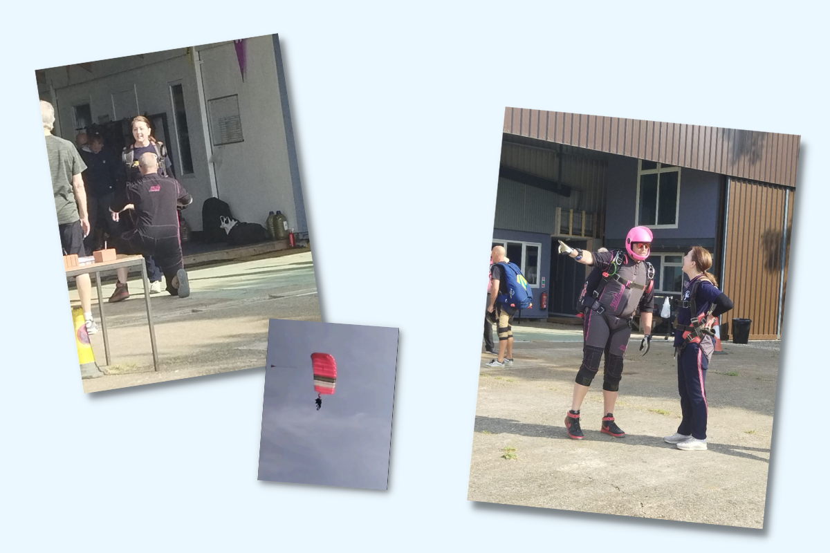 Sandra's Charity Skydive
