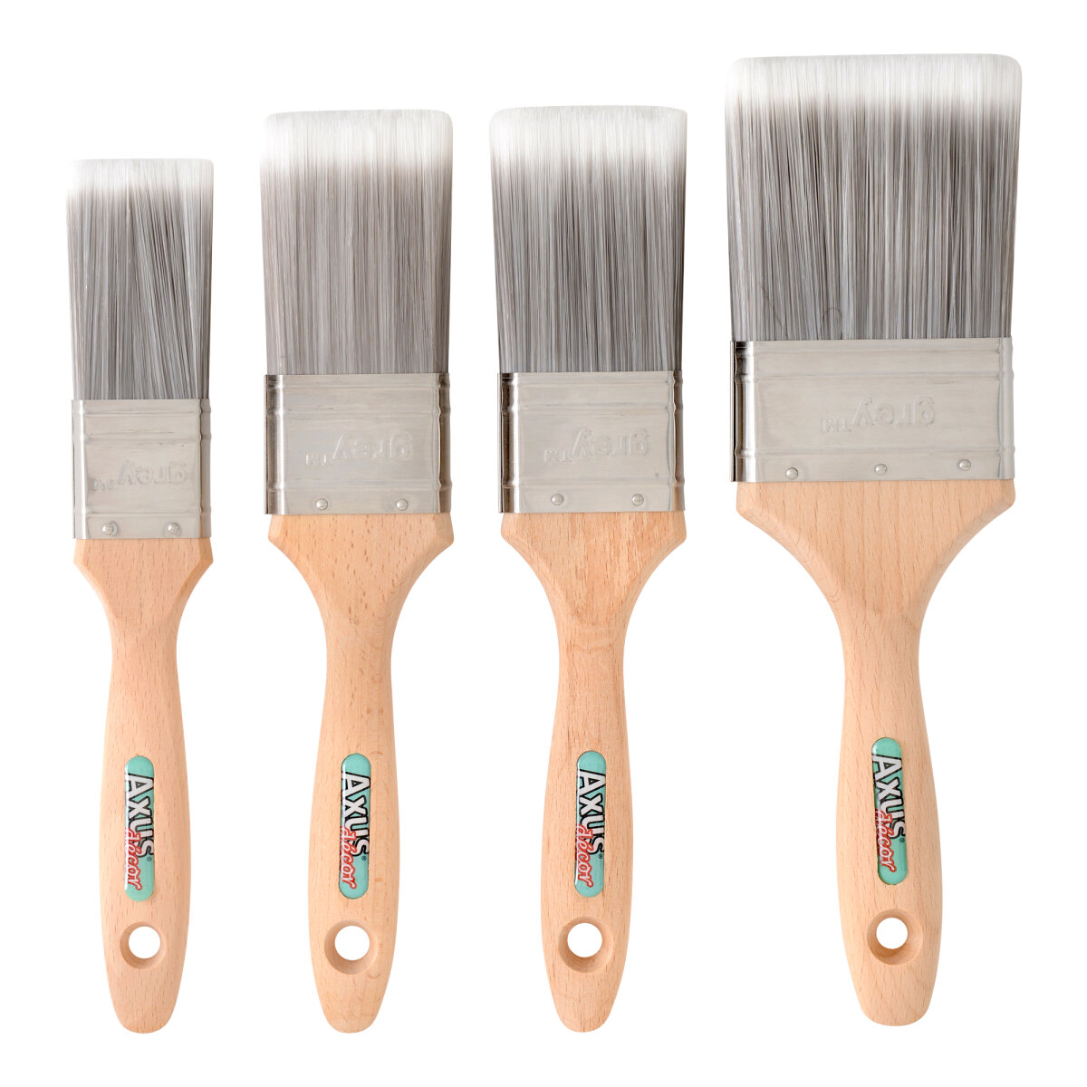 Immaculate Brush Set 4 Piece (Grey) (JL023005)