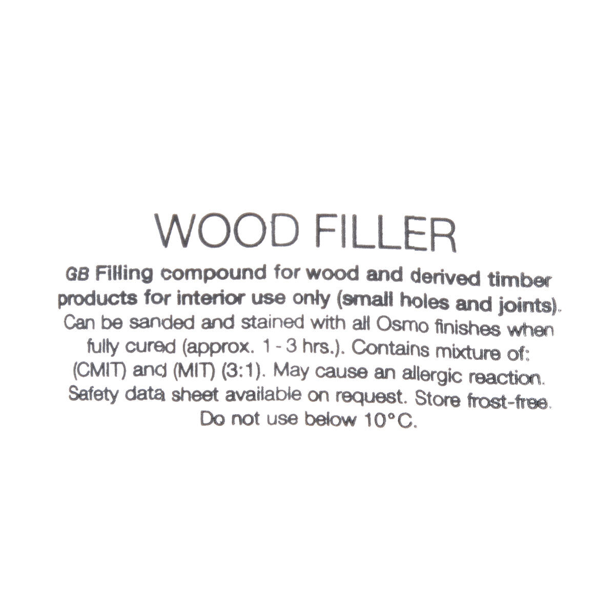 Osmo Wood Filler 100ML Panel