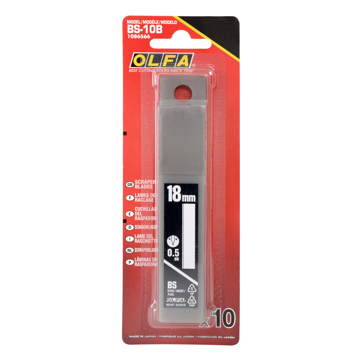 Heavy Duty Scraper Blade Pack of 10 (LE48060)