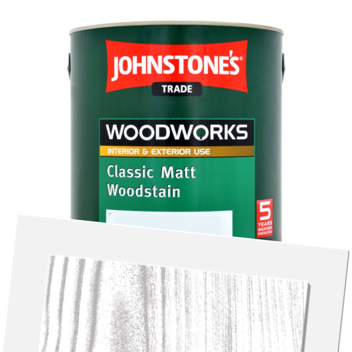 Johnstones Woodworks Classic Matt Woodstain 5L