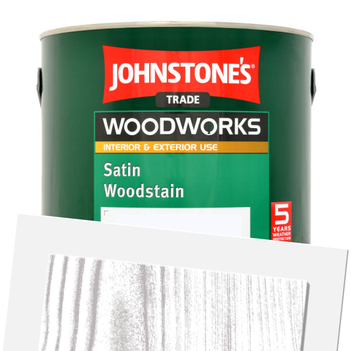 Johnstones Woodworks Classic Satin Woodstain 2.5L