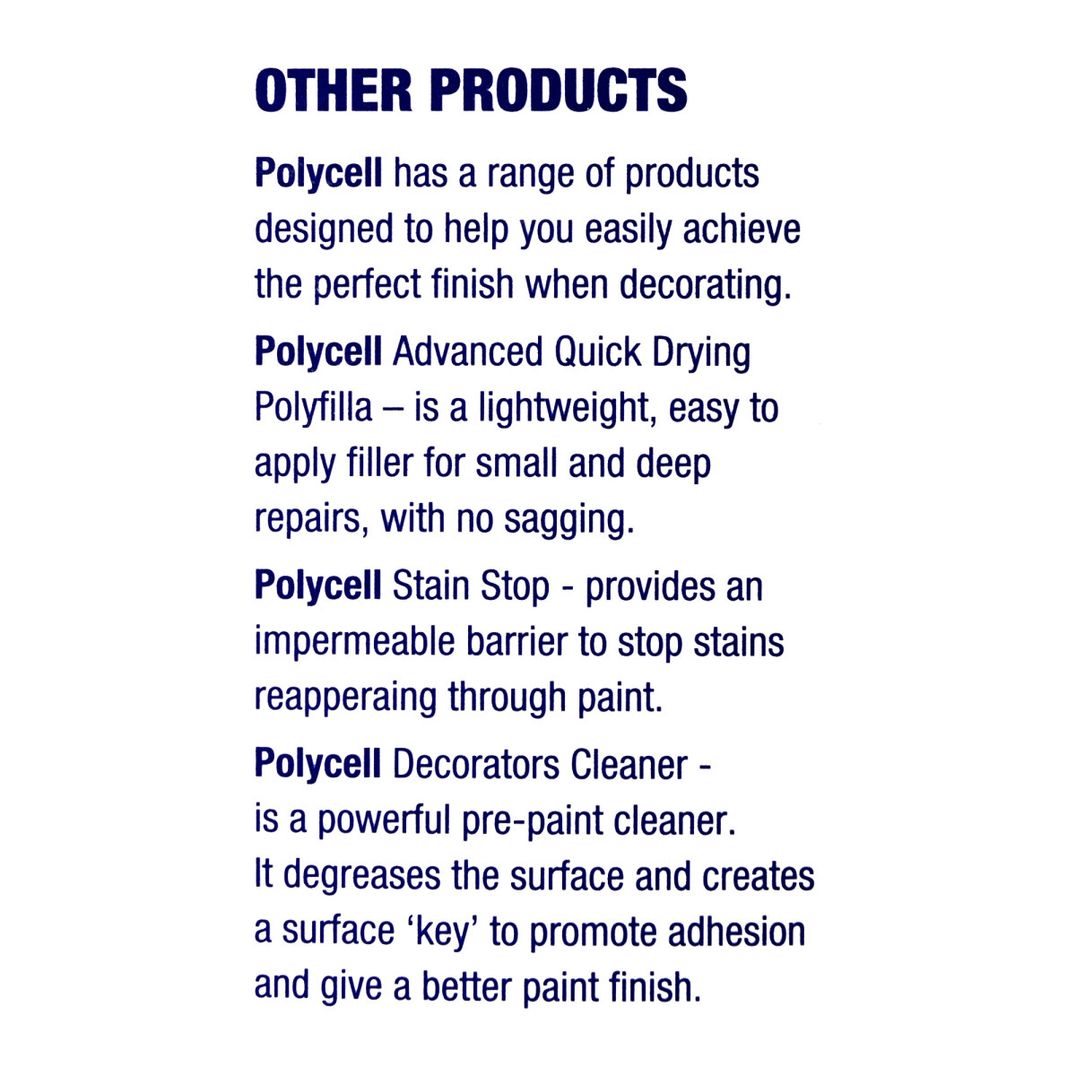 Multi-Purpose Polyfilla Powder