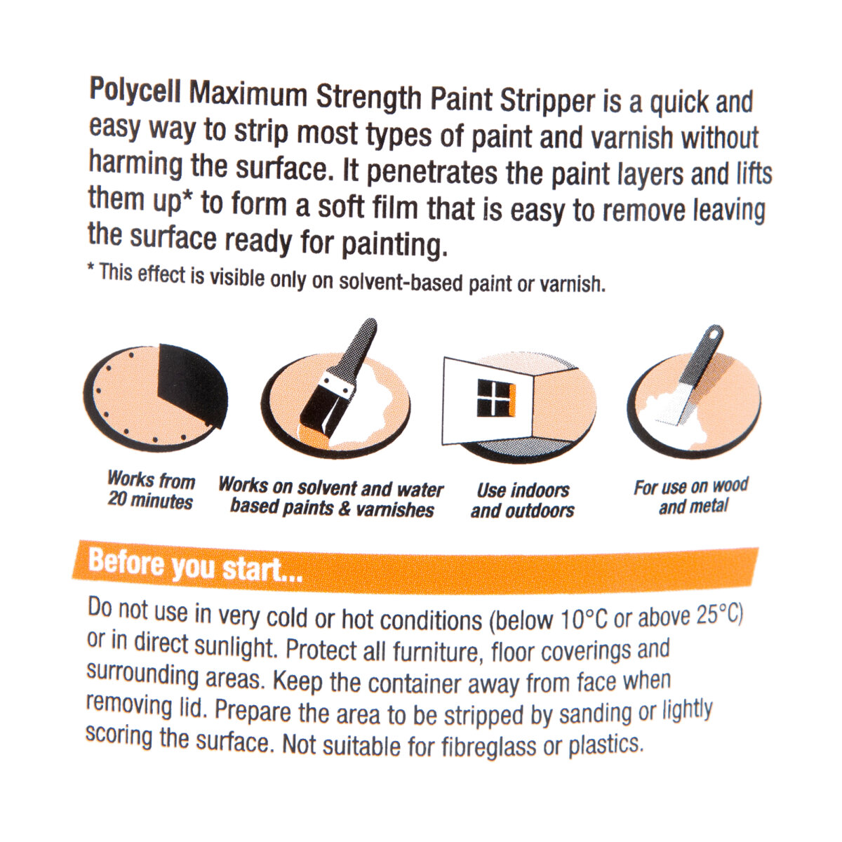 Maximum Strength Paint Stripper