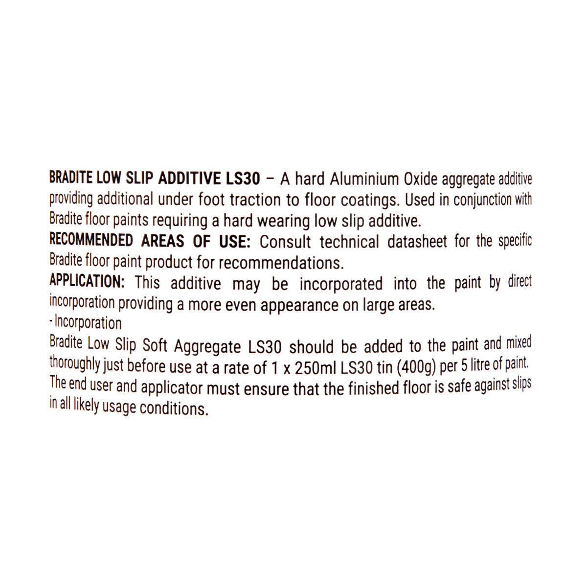 LS30 Low Slip Additive