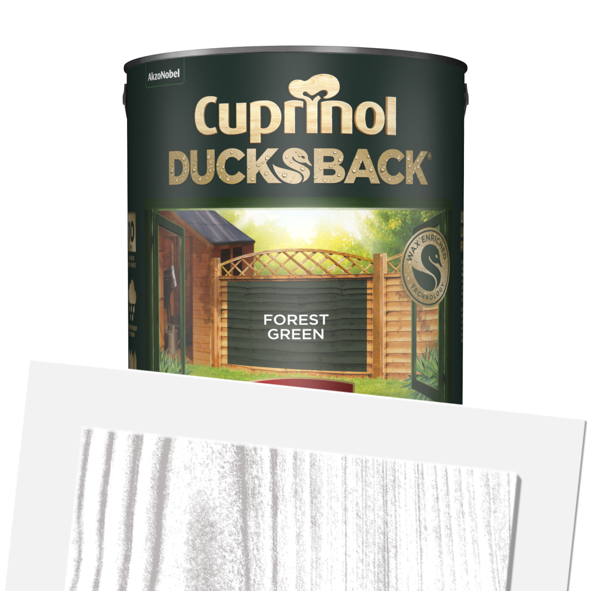 Cuprinol Ducksback Forest Green 5L (PNG)