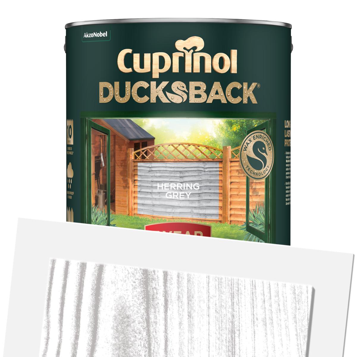 Cuprinol Ducksback Herring Grey 5L (PNG)
