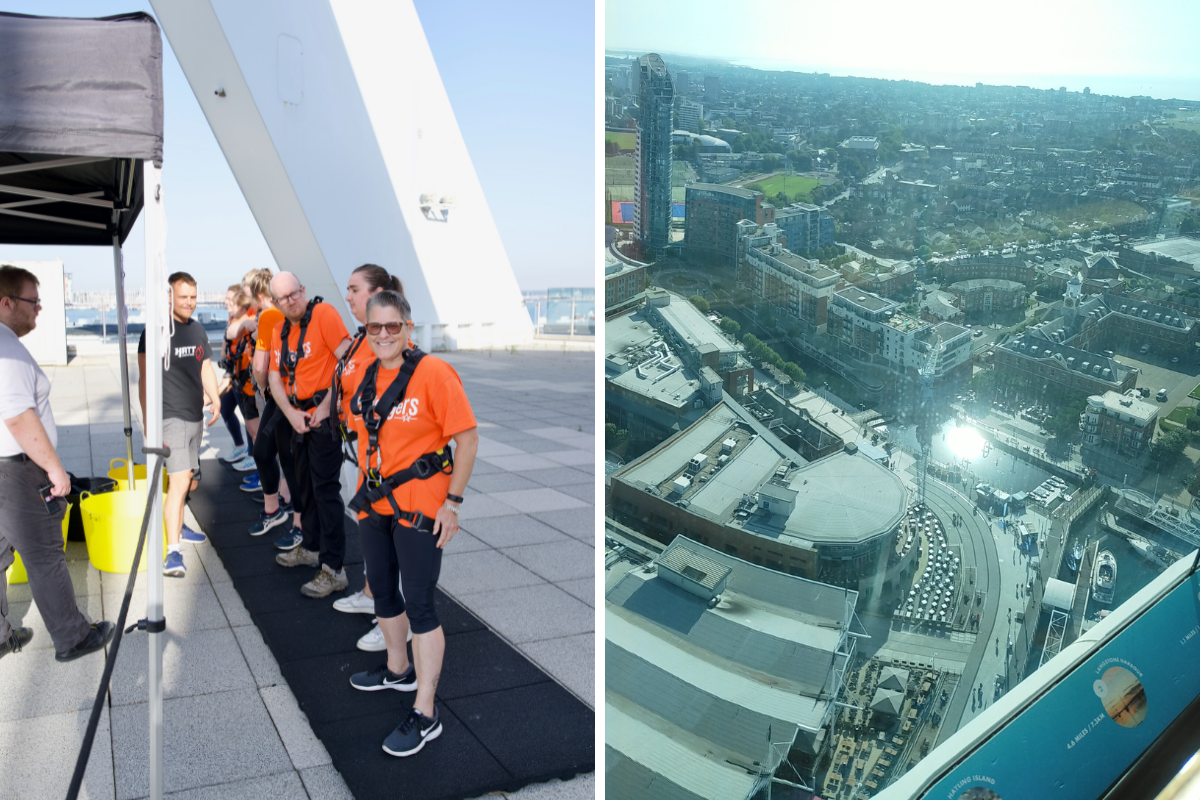 Hayley's Spinnaker Tower Climb