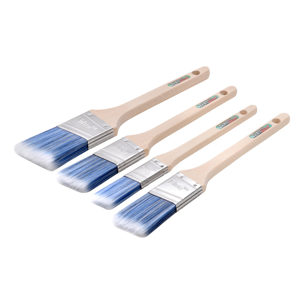 Angled Pro Cutter Brushes (Set of 4)