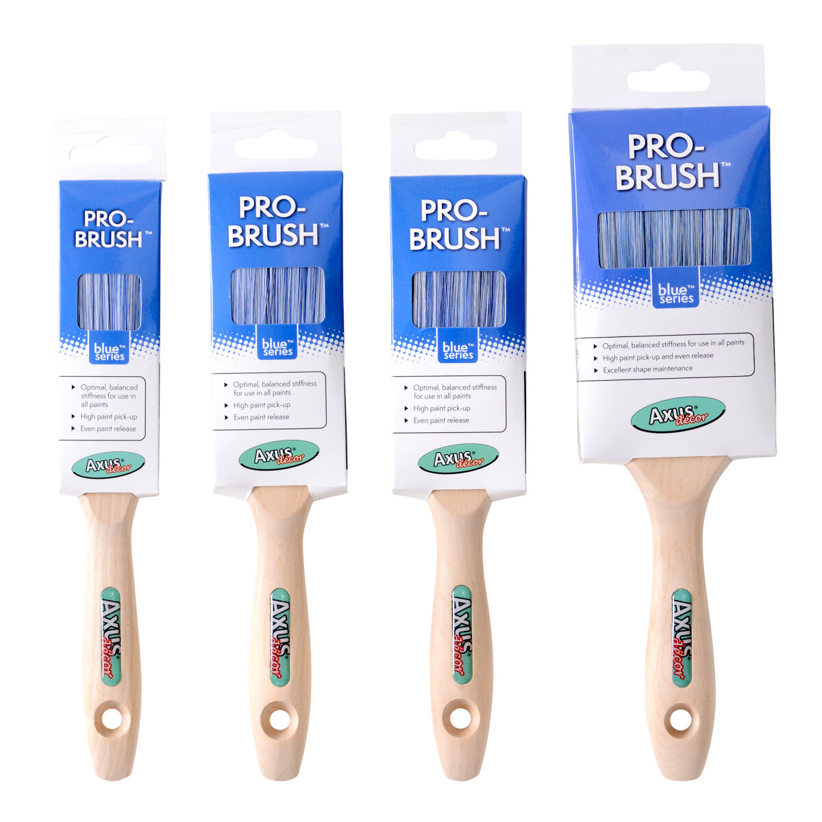 Pro-Brush Blue (Set of 4)