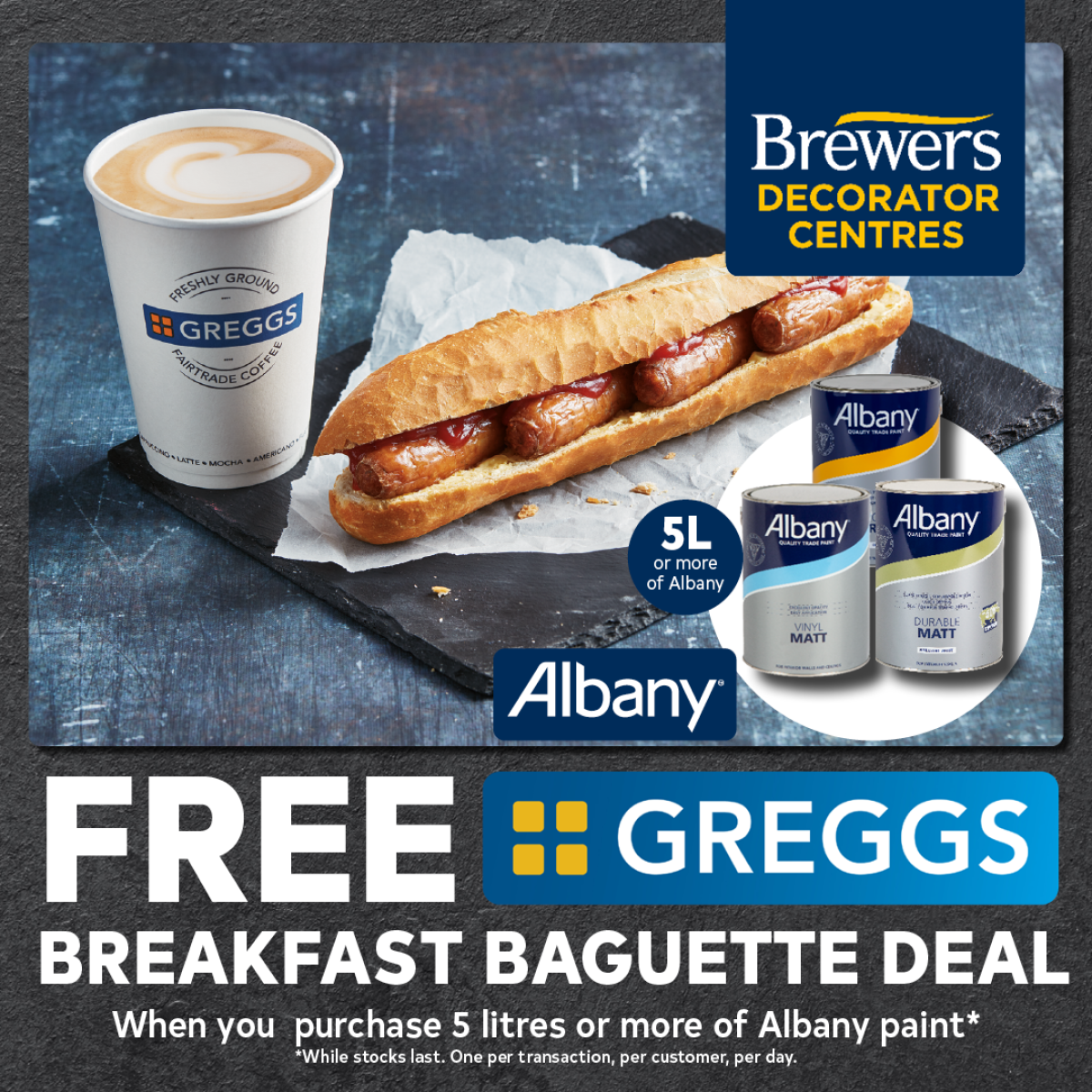 FREE Greggs Voucher