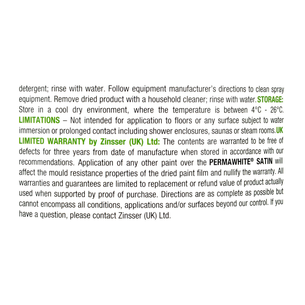 Perma-White Interior Satin White