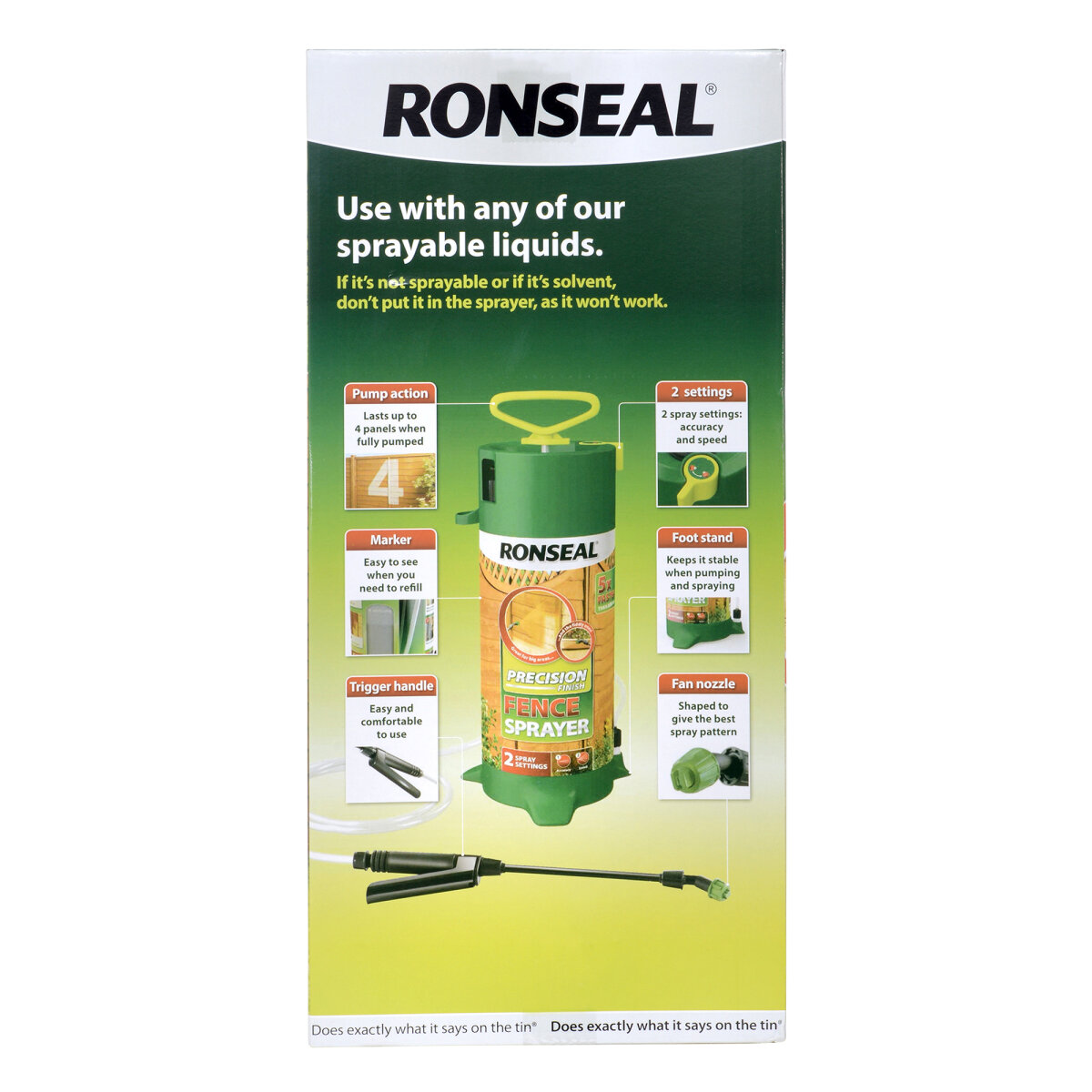Precision Finish Pump Fence Sprayer