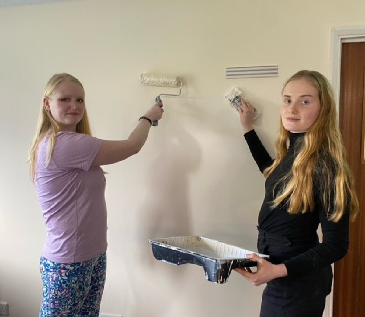 Redecorating Quarley Village Hall
