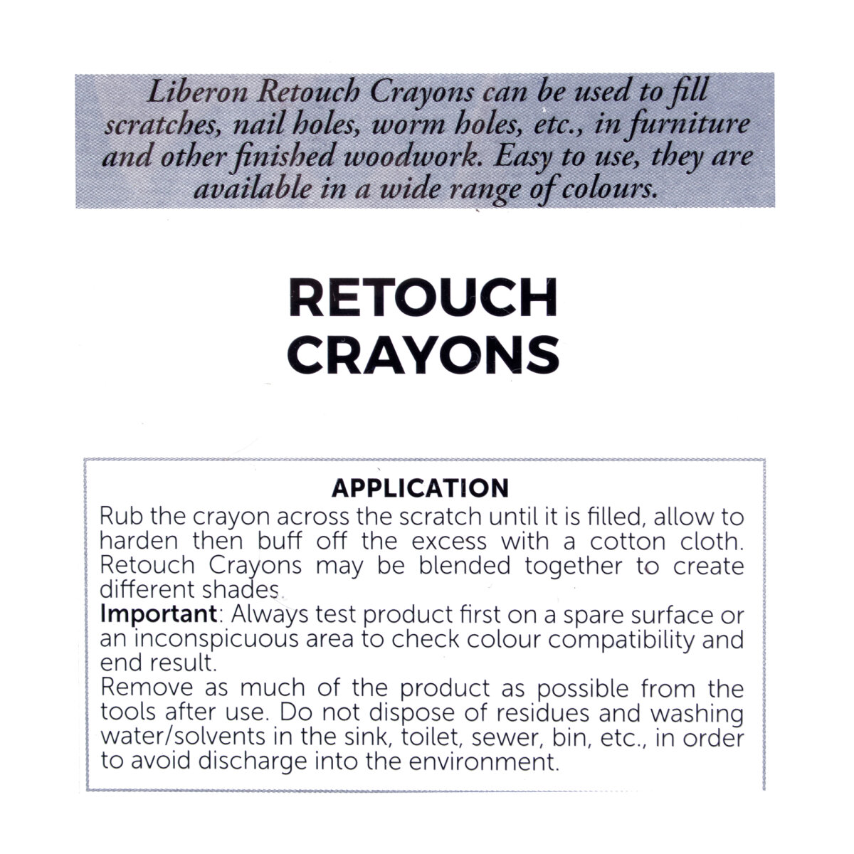 Retouch Crayons Mixed Set (Pack of 3)