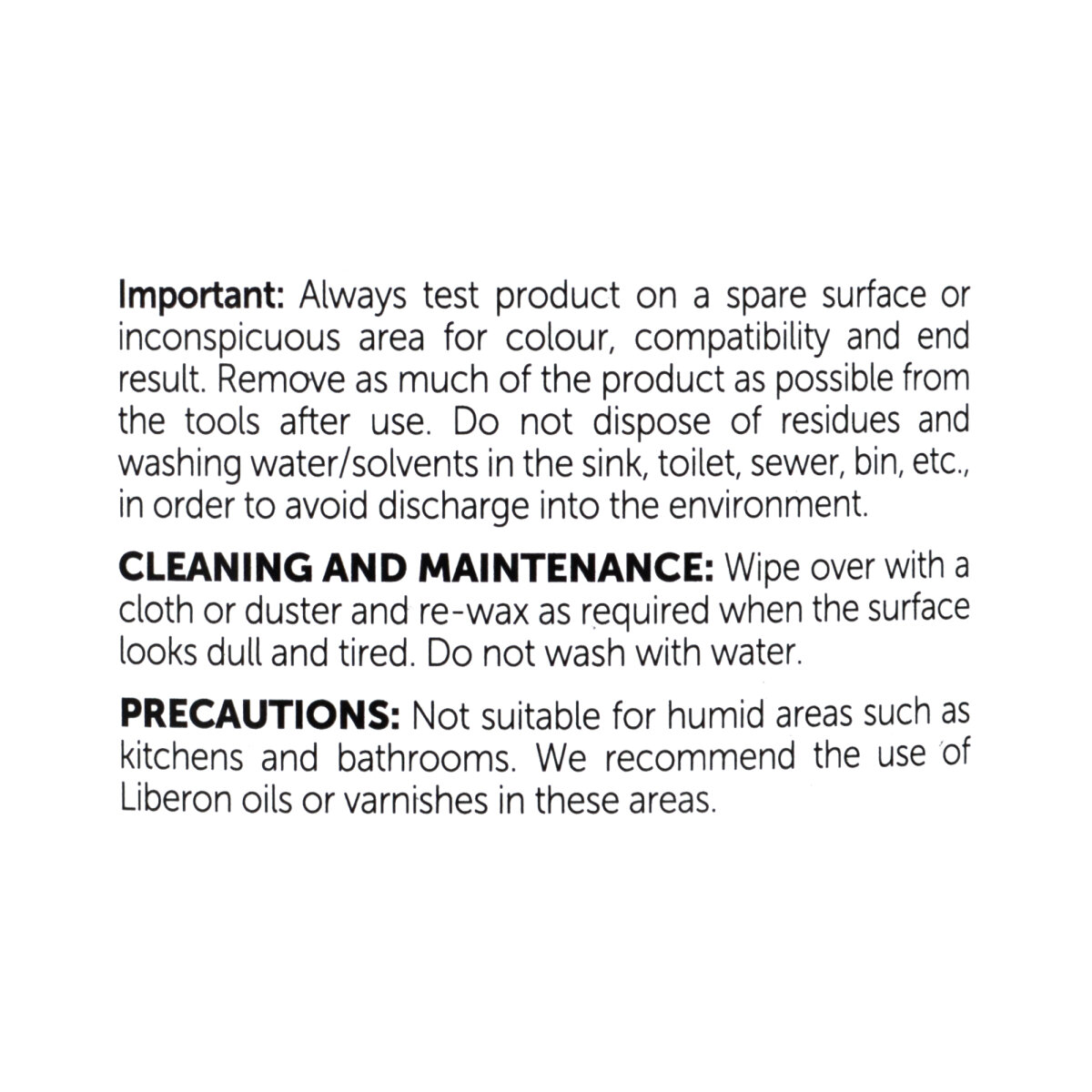 Black Bison Wax Paste Satin Clear