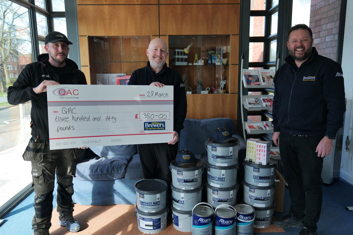 Brightening The Future Of Students: Brewers Minworth Supports Specialist College With Paint Donation