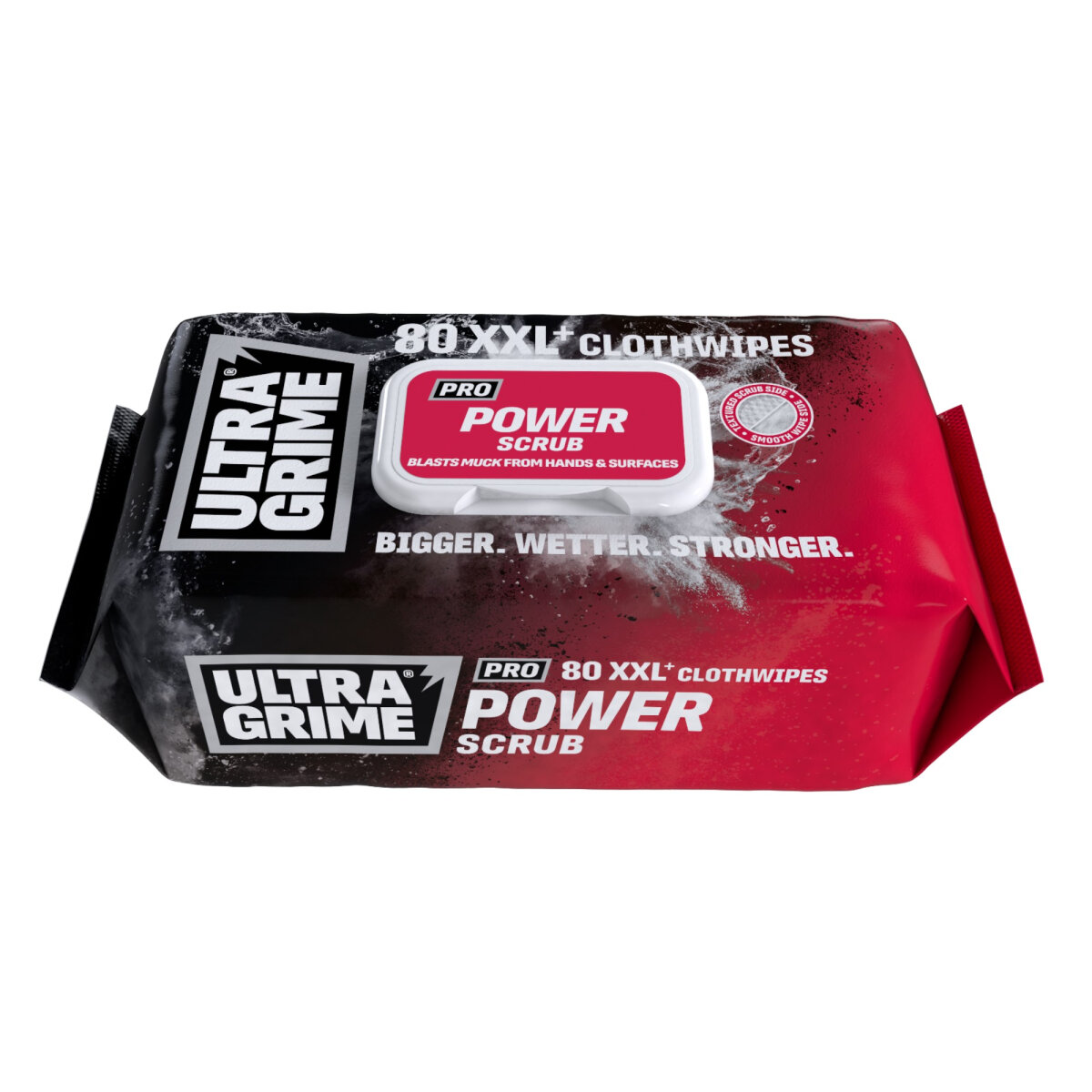 Ultra Grime XXL+ Pro Power Scrub Wipes (Pack of 80)