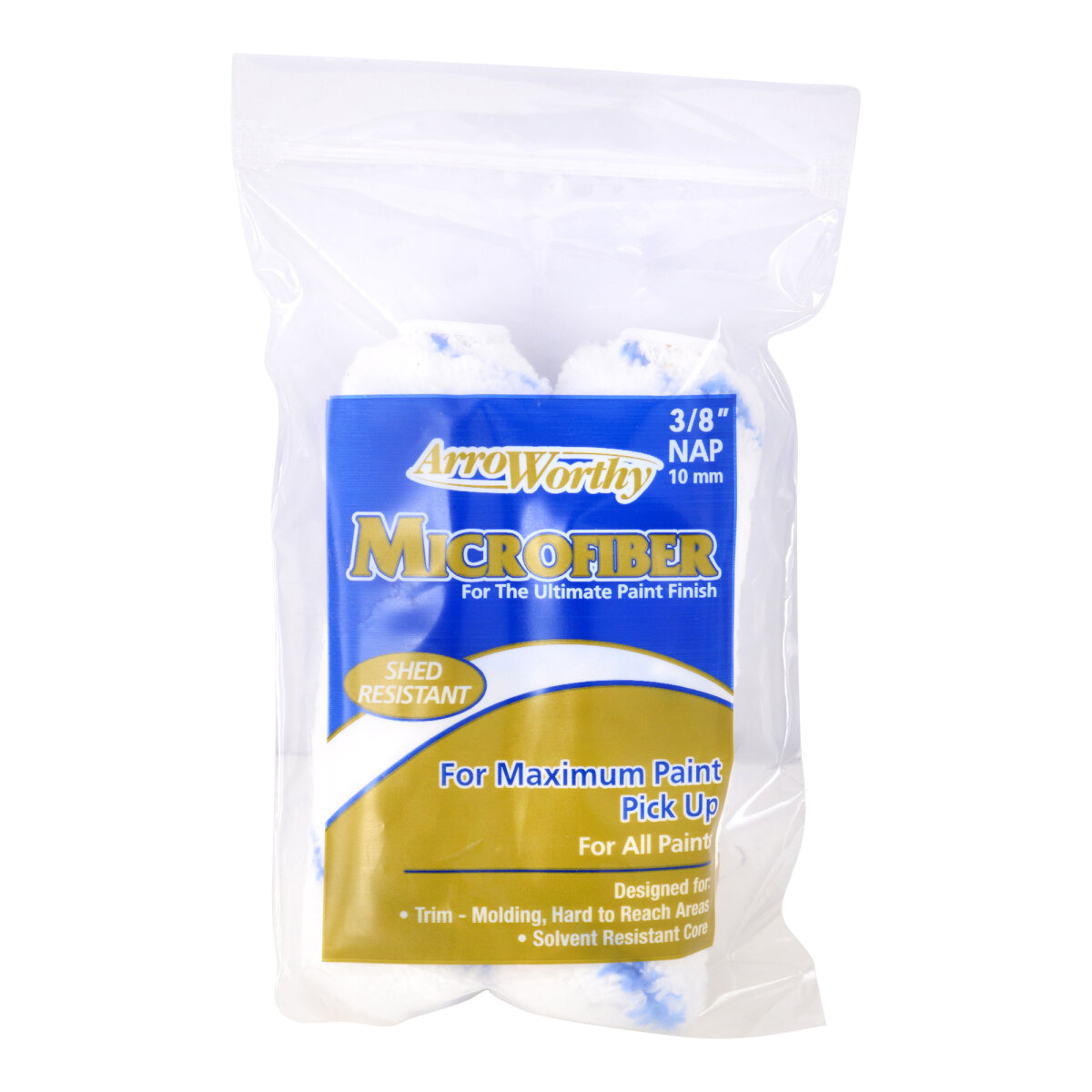 Microfiber Mini Roller Sleeve (Pack of 2)