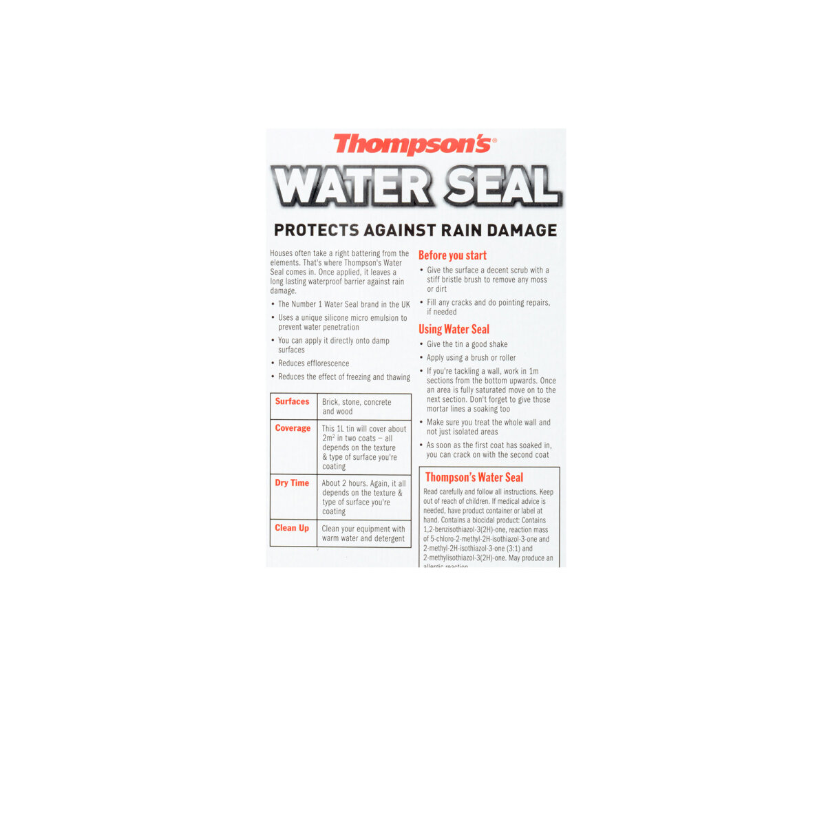 Water Seal