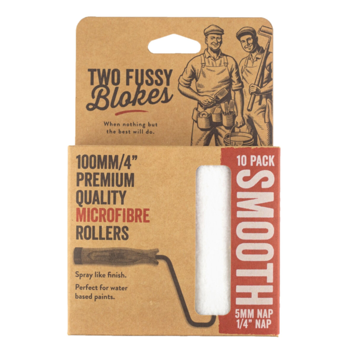 Microfiber Smooth Roller Sleeve (Pack of 10)
